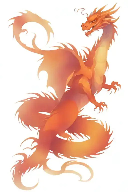 Elegant Form Of Dragon