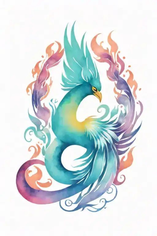 Phoenix Coming Out Of The Fire