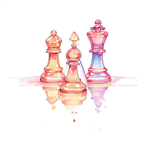 Chess Pieces Hour Glass Jewels