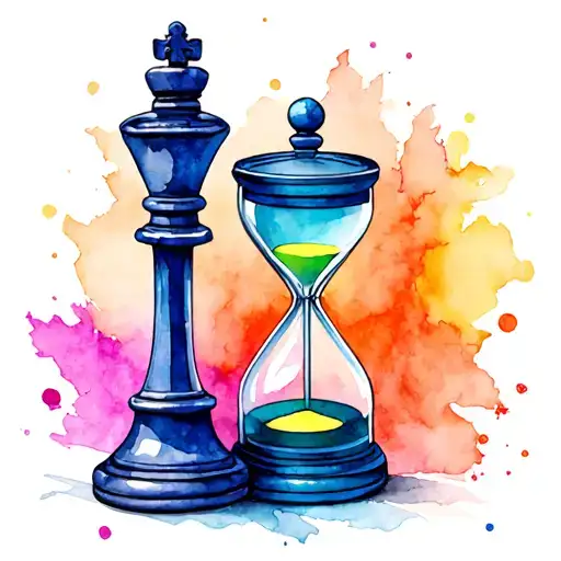 Hourglass Chess Pieces