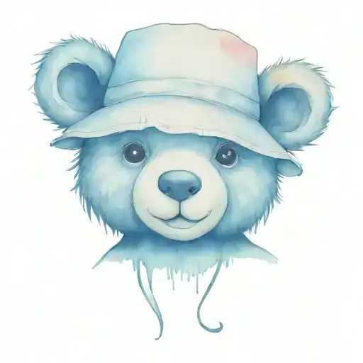 Teddy Bear With Bucket Hat