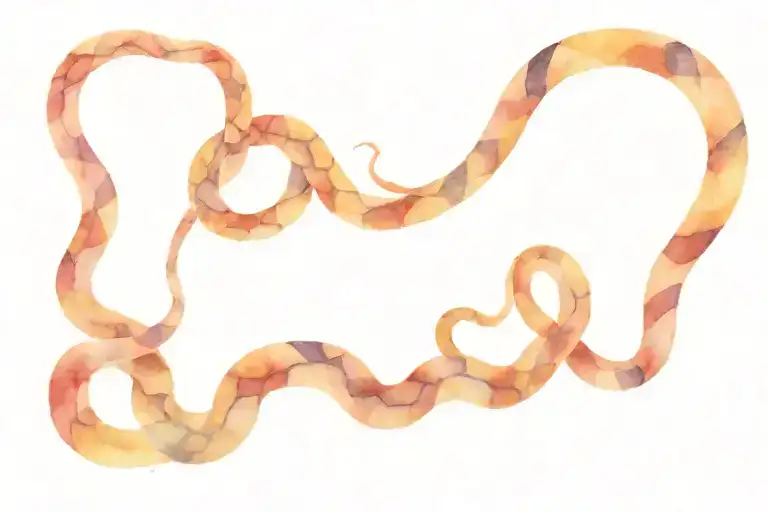 Inscription With A Snake