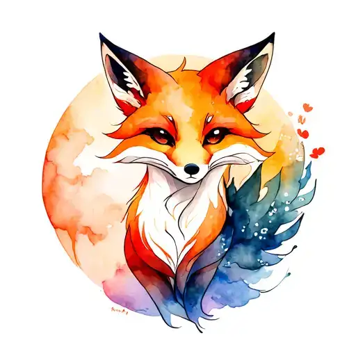 Full Body Zenko And Yako Katsune Fox