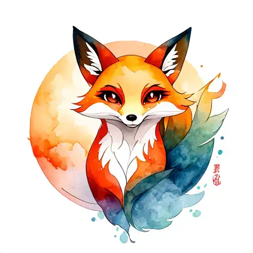 Full Body Zenko And Yako Katsune Fox