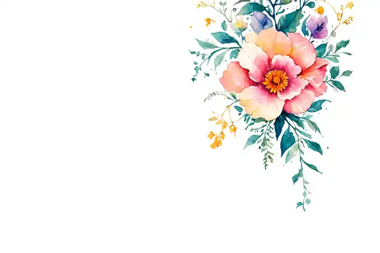 Flowers Surrounding Gothic Inspired