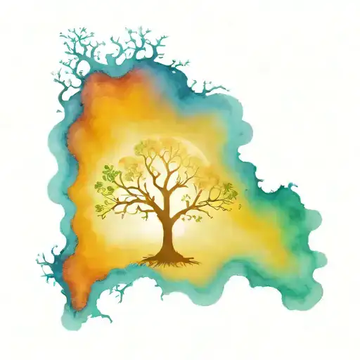 Tree Of Life With Moon