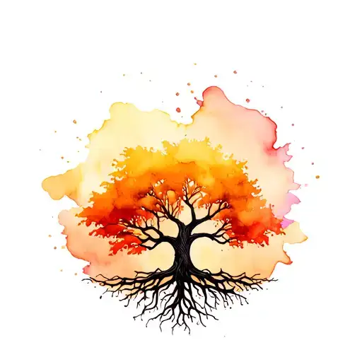 Tree Of Life With Roots