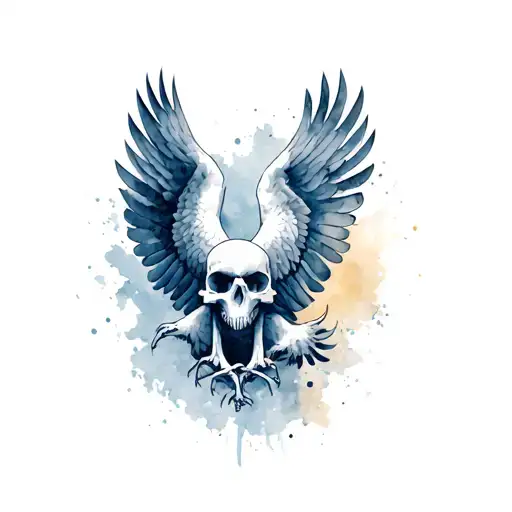 Eagle And Skulls