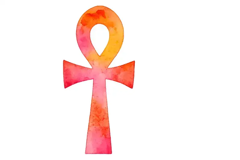 Ankh Symbol And 6