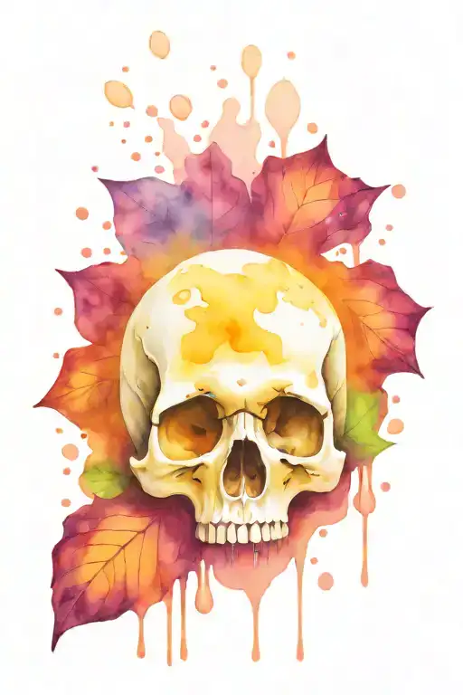 Skull And Rain Falling