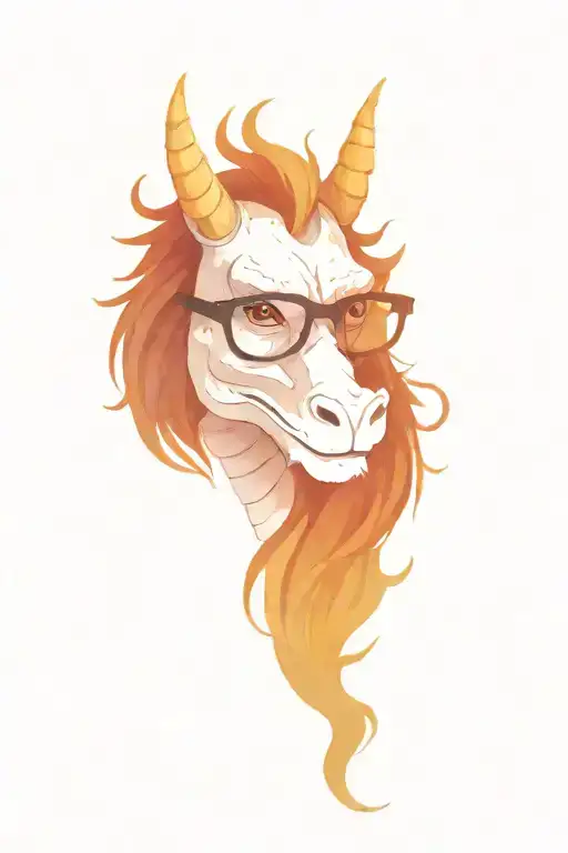 Book Hoarder Dragon With Glasses