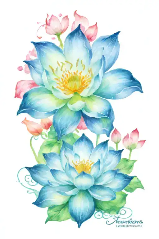 Word Nankurunaisa With Lotus Flowers