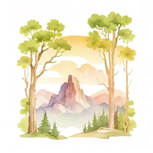 Colorado Mountains Filled With Trees