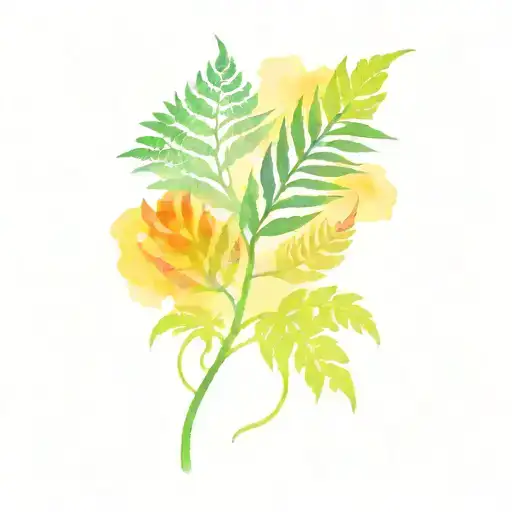 Fern And Kupalo God Symbol