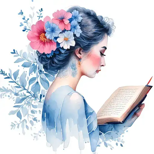 Floral Lady Profile Reading An