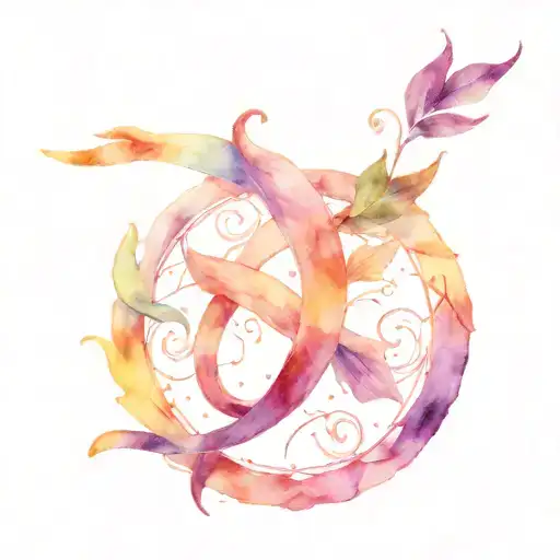 Pisces Virgo Symbol Made