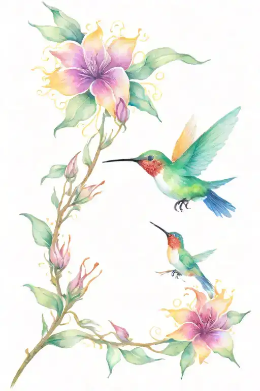 Hummingbird And The Sun