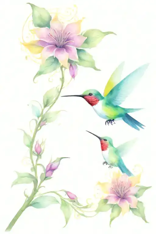 Hummingbird And The Sun