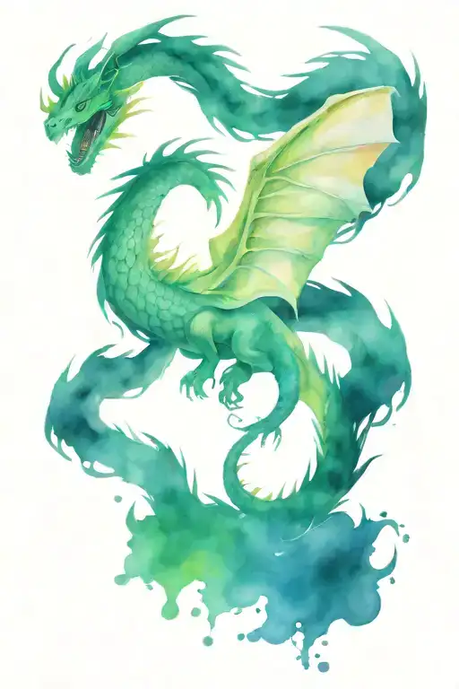 Crying Dragon Flying