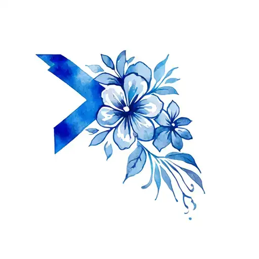 Beach Puerto Rico Flag Flowers Taino Tribal