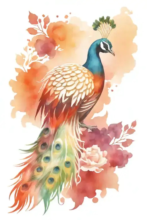 Colorful Peacock