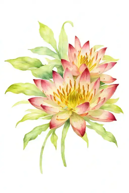 Lily Pond Viewed From Above