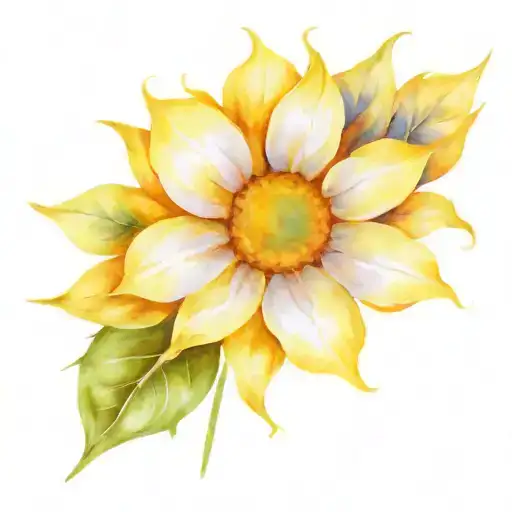 Tysvfm With A Sunflower Blooming