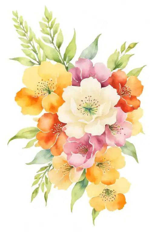 Birth Flower Bouquet