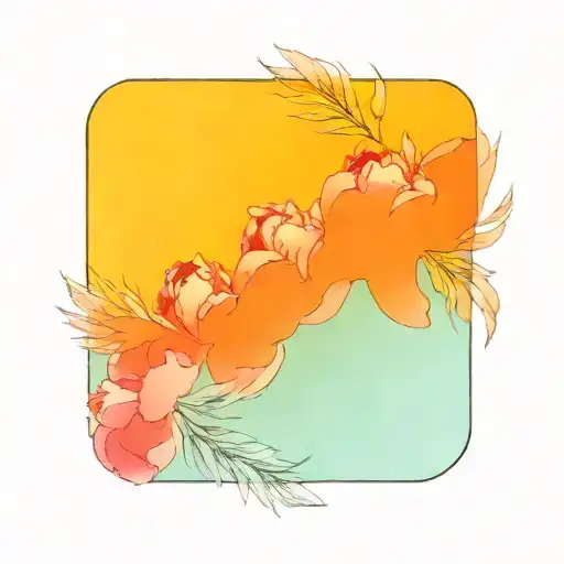 Angel Wings Peony Flowers