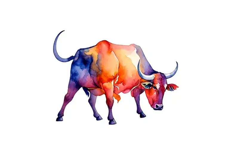 A Bull That Shows The Strength Of A Woman