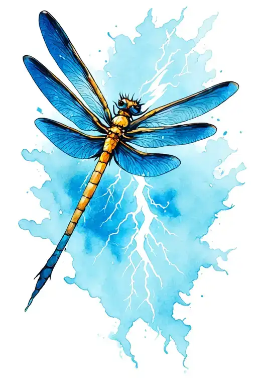 Lightning Bolt Dragon Fly