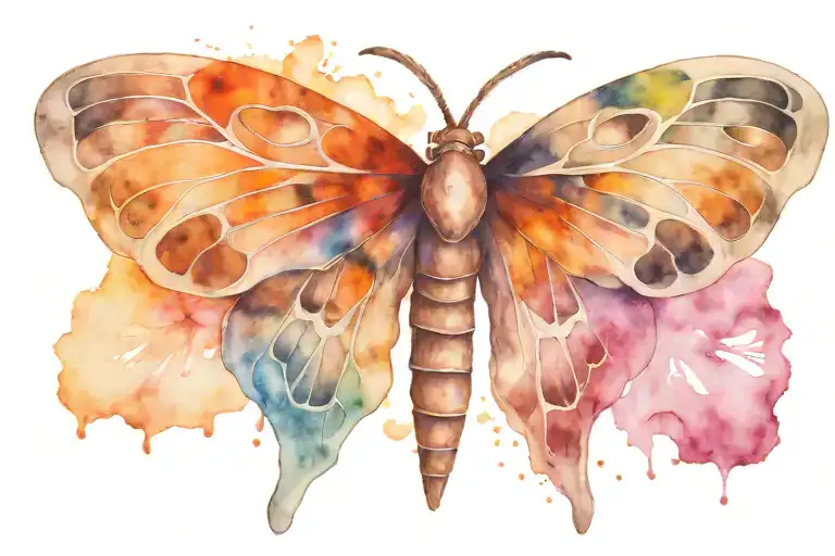 Medical Symbol Resiting Death Moth