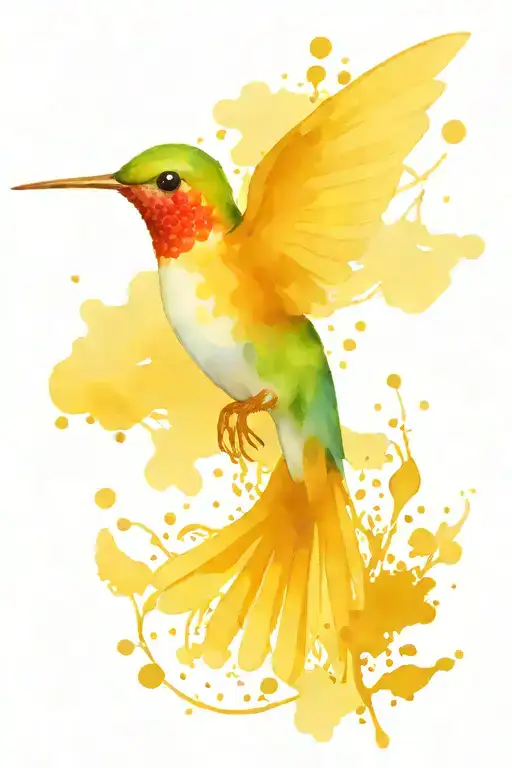 Crying Hummingbird Flying