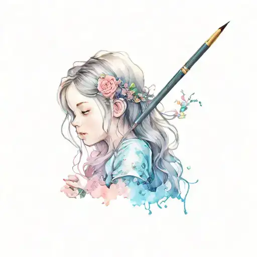 Pen With A Little Girl