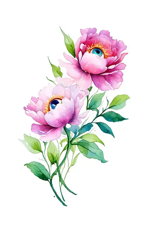 Sweet Pea And Peonie Evil Eye