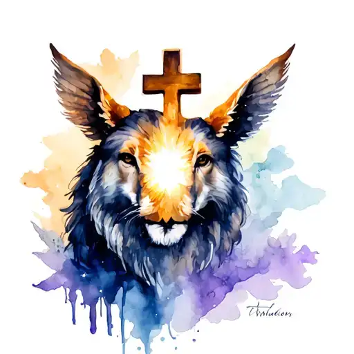 Animals Jesus Cross