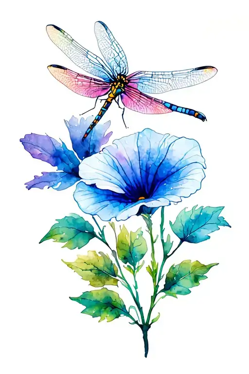 Dragonfly Morning Glory