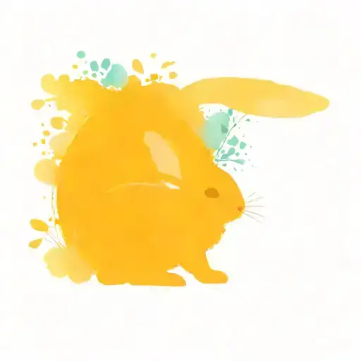 Mom And Baby Bunny Rabbit