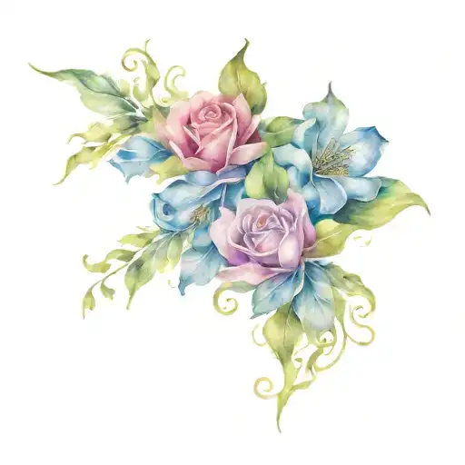 Robyn With Scroll Boarder Adorned