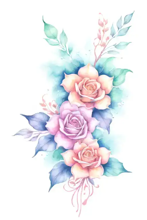 Sister Tattoo Design Inspired Purple