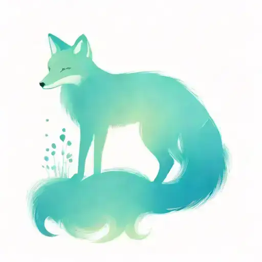 Fox Full Body Shaped Like