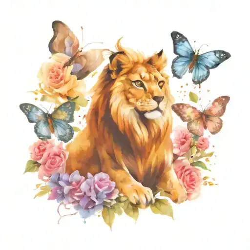 Owl Bull Lion Rose Butterfly