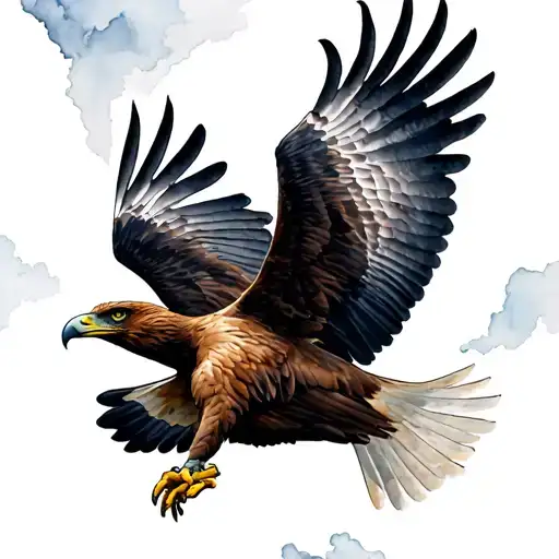 Golden Eagle Soaring