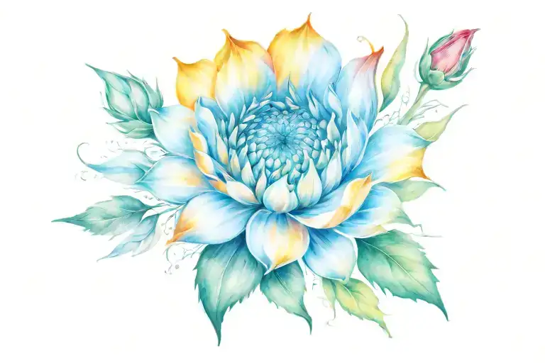 Sunflower Rose And Tulip Flower