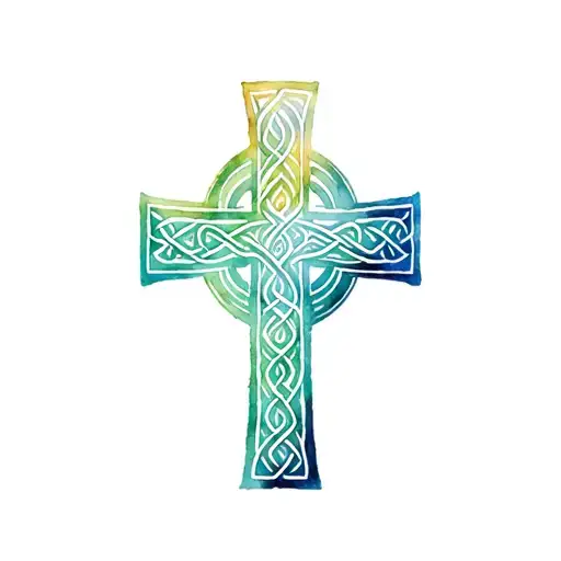 Cross Intertwined Celtic Cross