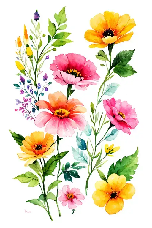 Birth Month Flowers With Names