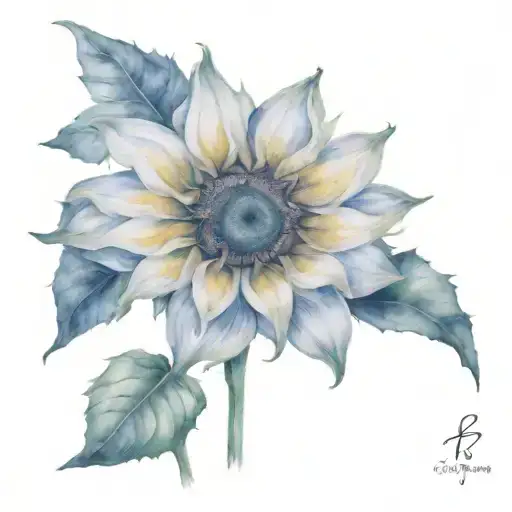 No Matter What With Sunflower And Lily Flower