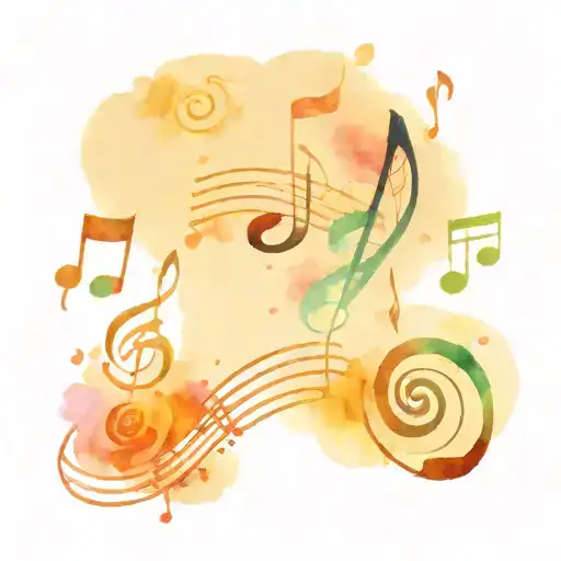 Music Notes Floating