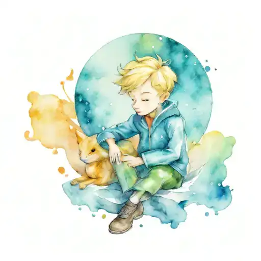 The Little Prince Sitting