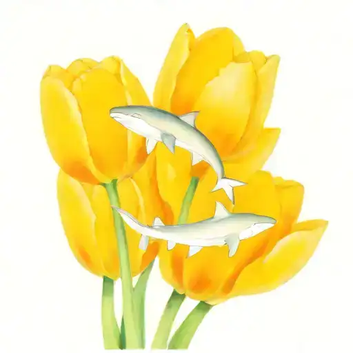 Tulips And A Shark